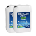 2 × 25L HYDROFYX distilled water – 50 litres of laboratory-grade ultra-pure water in strong HDPE containers