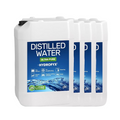 4 pack HYDROFYX 25L distilled water jerry cans – 100 litres of ultra-pure 0ppm distilled water in heavy-duty HDPE containers for home, trade and industrial use