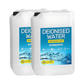 Deionised water 25 litre containers 2 pack (50L total) for automotive, cleaning and industrial use UK